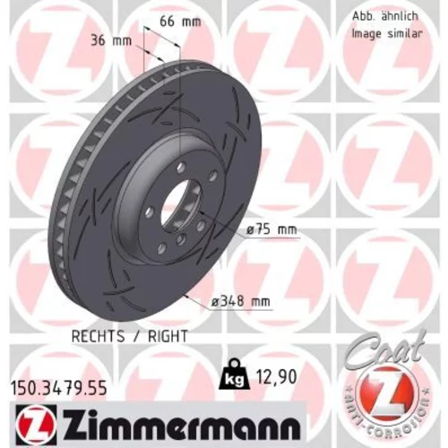 Brzdový kotúč ZIMMERMANN 150.3479.55