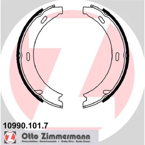 Sada brzd. čeľustí parkov. brzdy ZIMMERMANN 10990.101.7