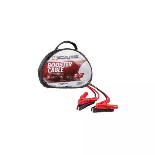 4CARS Štartovací kábel - izolované kliešte 200AMP, 3.0MM², 2.5M