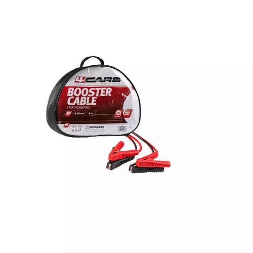 4CARS Štartovací kábel - izolované kliešte 900AMP, 10.0MM², 6M