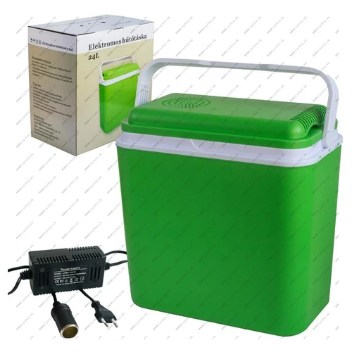 Autochladnička 12V/23V 24L 48W zelená