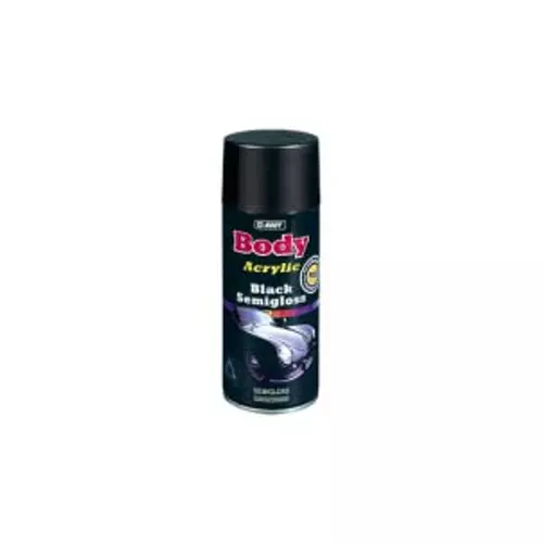 HB BODY UNIVERZÁLNA ČIERNA polomatná farba V SPREJI 400ML