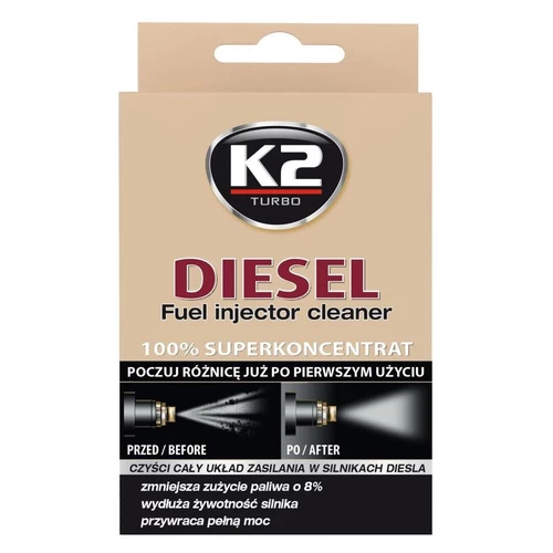 K2 Čistič vstrekov DIESEL 50ml