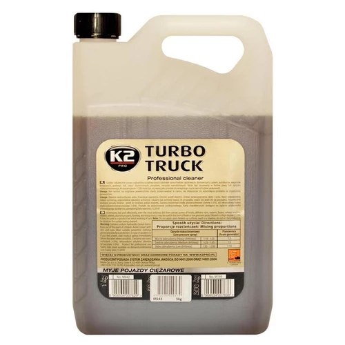 K2 TURBO TRUCK 5 kg - profesionálny čistič na kamióny