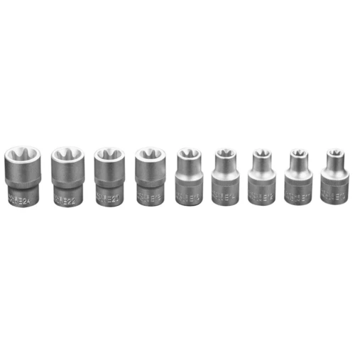Nástrčné kľúče 1/2 Torx, súprava 9ks