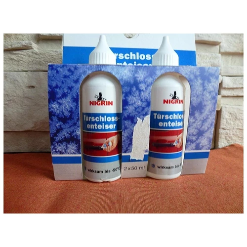 NIGRIN Odmrazovač zámkov dverí 2x50ml