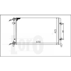 Chladič motora ABAKUS 053-017-0018 - obr. 1