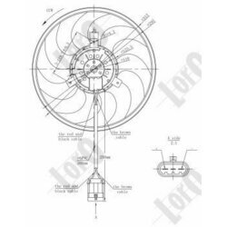 Ventilátor chladenia motora ABAKUS 037-014-0025 - obr. 2