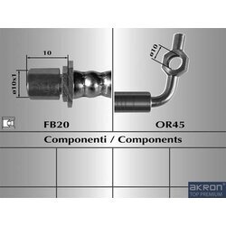 Brzdová hadica AKRON-MALO 80137