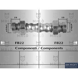 Brzdová hadica AKRON-MALO 80414