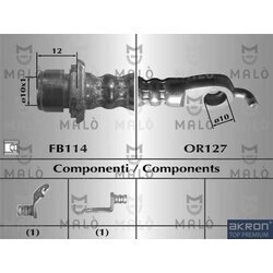 Brzdová hadica AKRON-MALO 80886