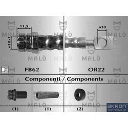 Brzdová hadica AKRON-MALO 80948