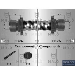 Brzdová hadica AKRON-MALO 80997