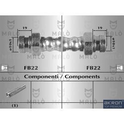 Brzdová hadica AKRON-MALO 80641