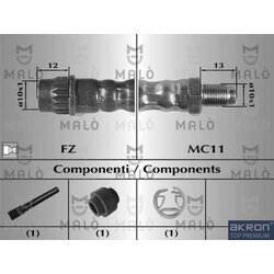 Brzdová hadica AKRON-MALO 80741