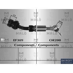 Brzdová hadica AKRON-MALO 81042