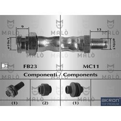 Brzdová hadica AKRON-MALO 8900