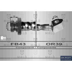 Brzdová hadica AKRON-MALO 80077