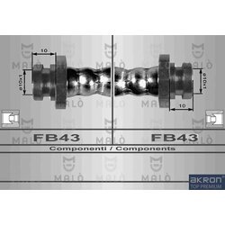 Držiak brzdovej hadice AKRON-MALO 80087