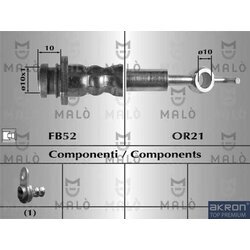 Brzdová hadica AKRON-MALO 80826