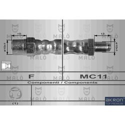 Brzdová hadica AKRON-MALO 8233