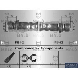 Brzdová hadica AKRON-MALO 8916