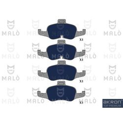 Sada brzdových platničiek kotúčovej brzdy AKRON-MALO 1051194