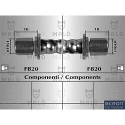 Brzdová hadica AKRON-MALO 80144