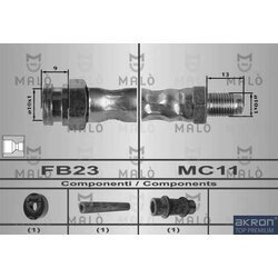 Brzdová hadica AKRON-MALO 80175