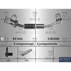 Brzdová hadica AKRON-MALO 80789