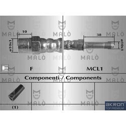 Brzdová hadica AKRON-MALO 81029