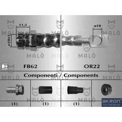 Brzdová hadica AKRON-MALO 81058