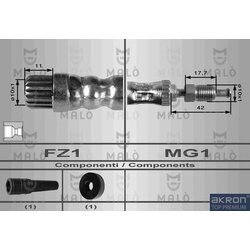 Brzdová hadica AKRON-MALO 8533