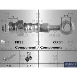 Brzdová hadica AKRON-MALO 80027