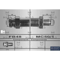 Brzdová hadica AKRON-MALO 80358