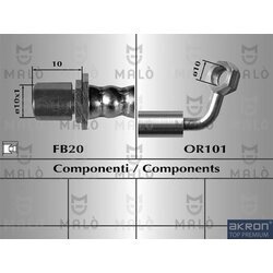 Brzdová hadica AKRON-MALO 80613
