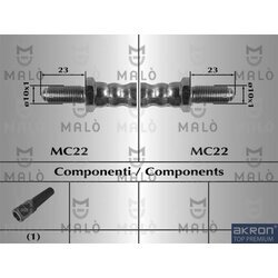 Brzdová hadica AKRON-MALO 8204