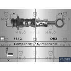 Brzdová hadica AKRON-MALO 80692