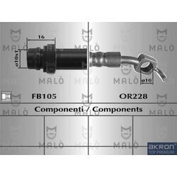 Brzdová hadica AKRON-MALO 80710