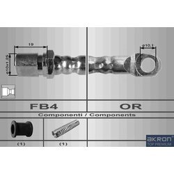 Brzdová hadica AKRON-MALO 8526