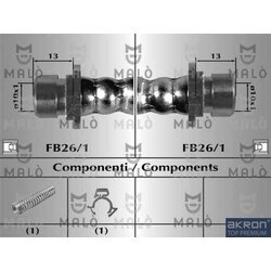Brzdová hadica AKRON-MALO 80680