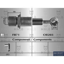 Brzdová hadica AKRON-MALO 80865
