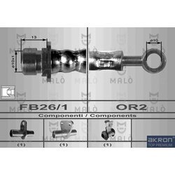 Brzdová hadica AKRON-MALO 80019