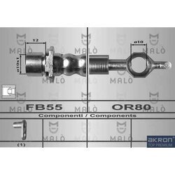 Brzdová hadica AKRON-MALO 80409