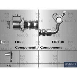 Brzdová hadica AKRON-MALO 80646