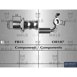 Brzdová hadica AKRON-MALO 80648