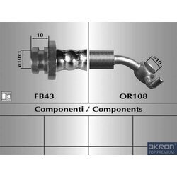 Brzdová hadica AKRON-MALO 80686