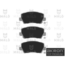 Sada brzdových platničiek kotúčovej brzdy AKRON-MALO 1051370