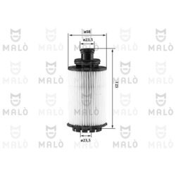 Olejový filter AKRON-MALO 1510241