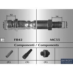 Brzdová hadica AKRON-MALO 80761
